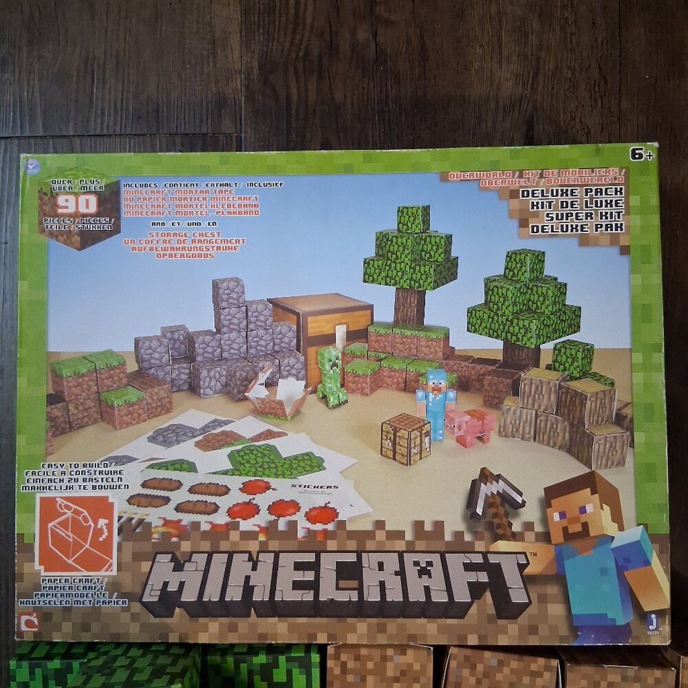 Minecraft Overworld Kit - Deluxe Pack - Paper Craft